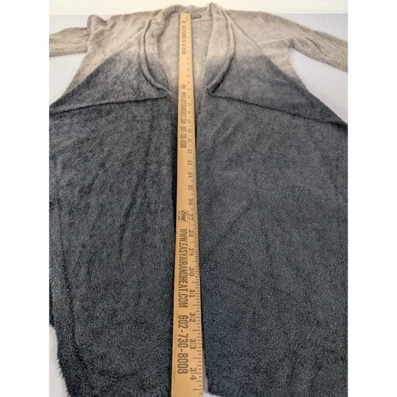 Barefoot Dreams Sweater Women Small Medium Cozy Chic Lite Cardigan Purple Ombre - Picture 7 of 10